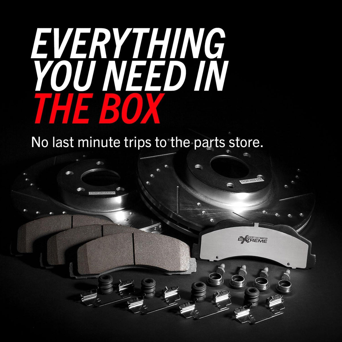 Z36 Truck & Tow Brake Pad & Rotor Kit Front K9262-36