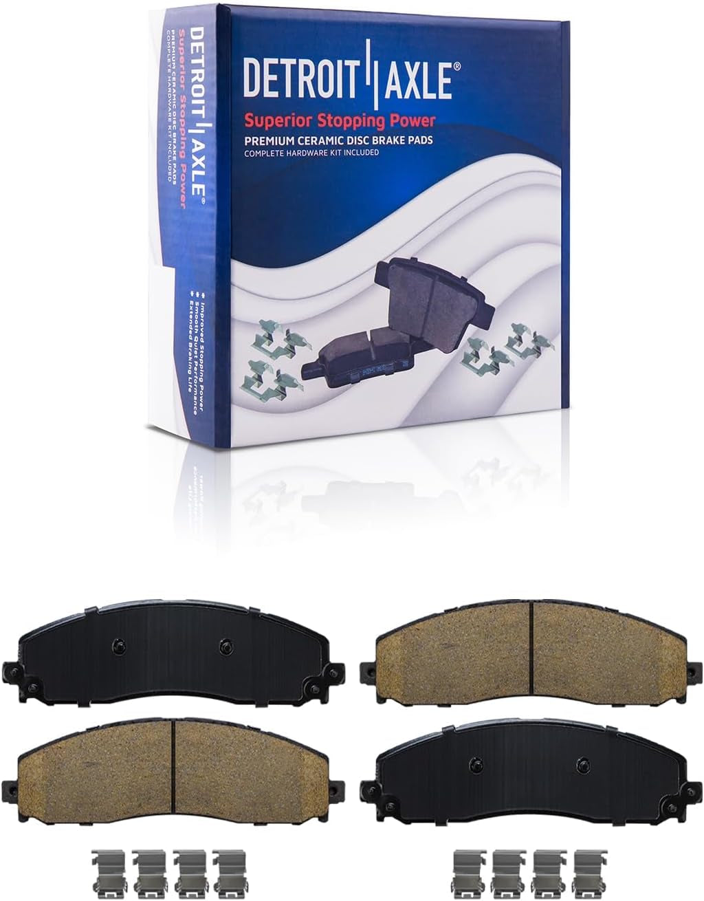 - [8 Lug] Brake Pads for 2012-2022 Ford F-250 Super Duty