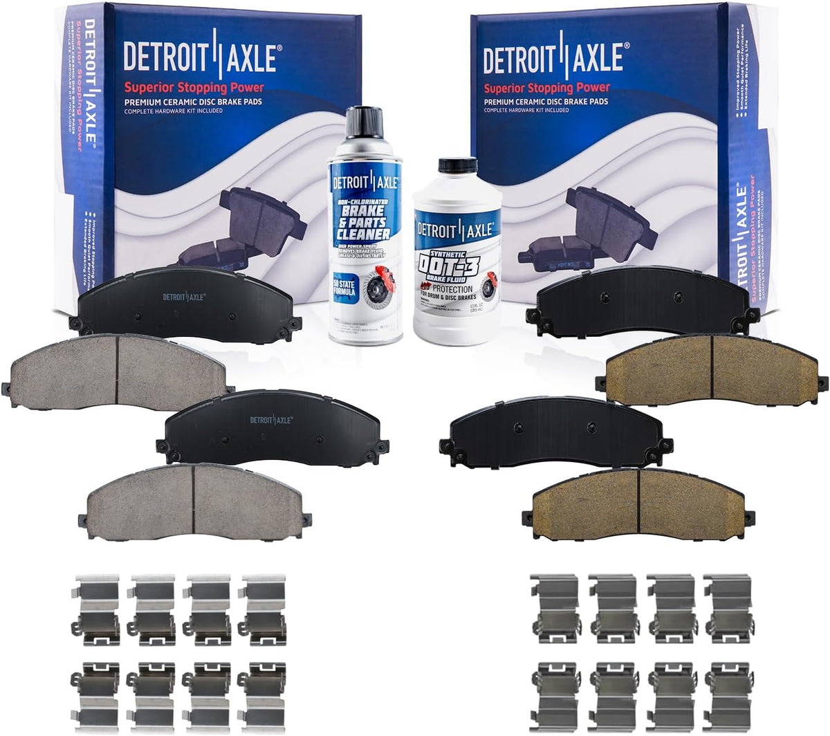 - [8 Lug] Brake Pads for 2012-2022 Ford F-250 Super Duty