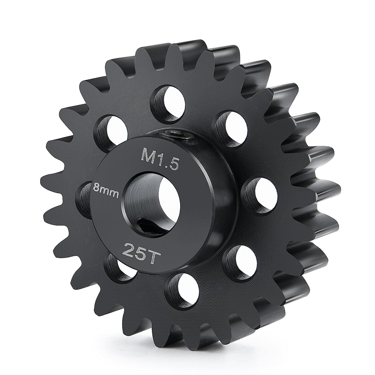 Steel 1.5 Mod 25T Pinion Gear M5 Screw 8Mm for 1/5 X-MAXX 1/10 E-REVO