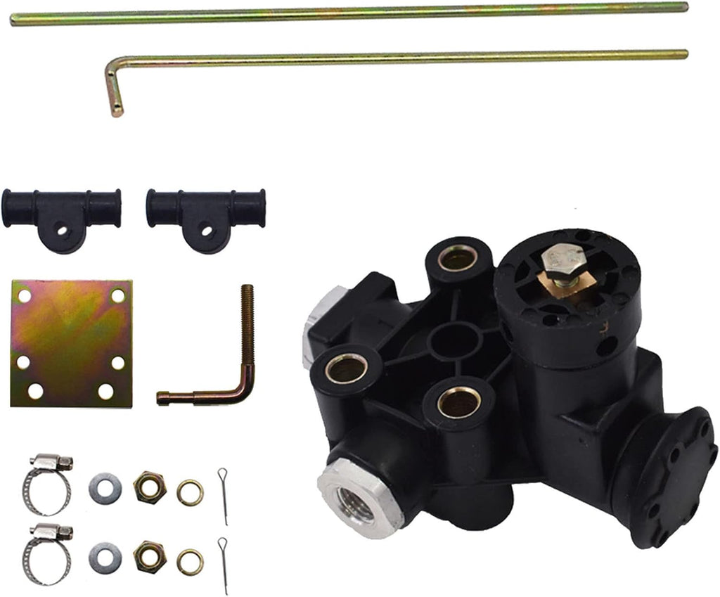 Height Leveling Control Air Valve Kit KN27000 90554241 85106567 Replacement for Haldex Freightliner Kenworth Peterbilt