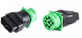 16Pin OBD2 Male to 9Pin J1939 Adapter for Truck Freightliner Code Reader ELD Tracker (1)