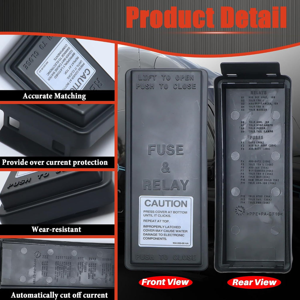 06-52855-000 Fuse Box Cover and Multiplexer Cover Fit for Freightliner