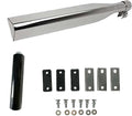 Triangle 304 Stainless Steel Quarter Fender Bracket W/Mounting Kit for Peterbilt Kenworth Freightliner,For Quarter, Single Axle, Half Tandem, and Full Tandem Fenders
